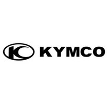 킴코(KYMCO) 로고 스티커, 화이트, 가로 27.5cm x 세로 4.6cm, 1개