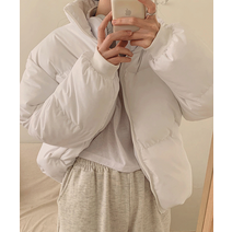 (무배당일발송) 무지숏패딩(6C)