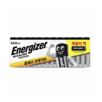 에너자이저 알카라인 AAA 건전지, 40개, 1세트