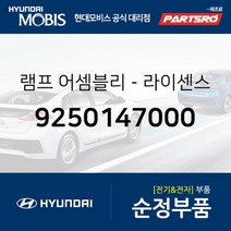 차량번호판등 번호등 넘버등 램프 (9250147000) 리베로