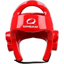 복싱용품 Mma 무에타이 권투 헤드 기어 PU 성인 남녀 가라테 헬멧 태권도 보호 가드 화, red TKD helmet+S