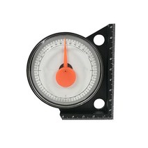 경사계 측정 도구 투영기 각도계 블랙색상 경사 각도 측정기 경사계 아날로그 기울기 수평 눈금 경사계 수평계 각도계 수평기 각도기 측정기 미니 경사계 각도, 1