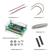 DIY 스폿 용접기 펜 키트 휴대용 12V 배터리 에너지 저장 디지털 디스플레이 PCB 회로 기판 납땜, [02] with Protective box