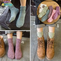 두꺼운 도톰한 보카시 양말 10켤레 벗겨지지 않은 양말 세트