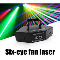 미니빔 프로젝터 캠핑용 휴대용 가정용 프로젝트 블루투스 6 눈 더블 레드 그린 블루 rgb 빔 레이 네트워크 크로스 레이저 조명 dmx dj 디스코 파티 쇼 무대 조명, 협력사, 영국 플러그, 1pcs에 대한 단가