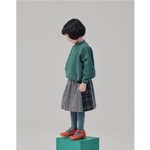언발란스체크스커트