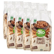 디엠바이오 dmBio Dinkelflakes 독일 스펠트 플레이크 시리얼 400g, 8팩