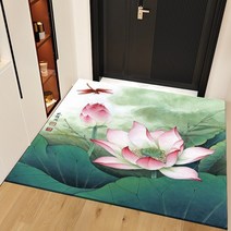 러그 발매트 발매트 베이지 거실 그린 카페트 북유럽 드레스룸 라운드 사계절 다이아몬드패턴 러그