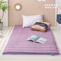 코자코 천연 라텍스 토퍼 매트리스 2.5cm 싱글 / 소프트 밀도 / 돌침대용 요패드