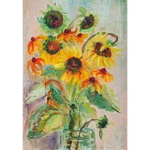 성인을위한 퍼즐 3000 조각 직소 성인 어린이 대형 게임 장난감 선물-해바라기, [02] 이천