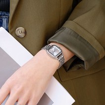 ANYOU 손목시계 심플한 무드 스틸 밴드 여성 시계