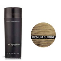 헤어 빌딩 섬유 모발 성장 케라틴 짙어지기 스프레이 확장 제품 파우더 여성 웬 27.5g, 10 Medium Blonde