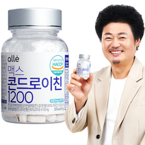 콘드로이친 1200 식약처 인증 HACCP 알레 윤택 90정, 1통