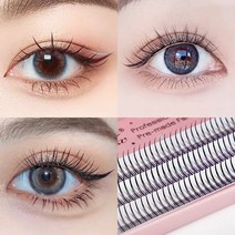 라페나 인조 속눈썹 셀프연장 부분 가닥 자연스러운 속눈썹 연장, (A)에이형 믹스9_10_11(mm)
