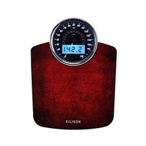 EILISON 체중을 위한 고도의 2 in 1 디지털 및 아날로그 체중계-400lbs 4개의 높은 정밀도 GX 센서 정확도 두꺼운 강화 유리 초대형 디스플레이