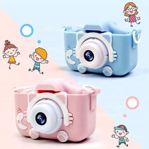 와이즈 어린이 카메라 고양이 카메라 국내배송 안전인증 블루 핑크, Only SD Card 32g (카메라X)