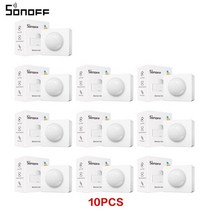 무선초인종 무선차임벨 도어벨 SONOFF 모션 센서 433MHz RF PIR 존재 EWelink APP 보안 경보 알림 작동 브리지, 8.PIR3-RF 10Pcs