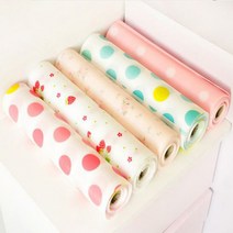 PKMALL 1+1 주방 식탁매트 방수 시트지 주방시트지 가구 데코 시트지, 핑크, 민트도트