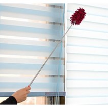 길이조절 극세사 먼지털이개 떨이 스틱 모래털기