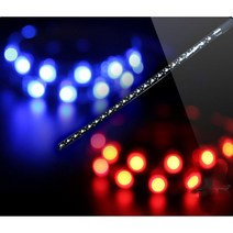 오토바이 물결led바 면발광 LED바 30cm 무빙 바이크 led 깜빡이 물결 네온 튜닝 용품, 블루, 1개