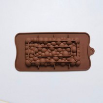 쵸콜렛몰드 거품 모양 실리콘 몰드 초콜릿 에폭시 몰드 DIY 퐁당 캔디 바 몰드 케이크 장식 도구 푸딩, 01 coffee