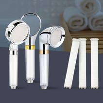연수기 수전용품 아기 고압 욕실수압 정수 필터샤워기 샤워헤드 녹물제거 욕실용품 화장실 교체, 튤립T필터헤드