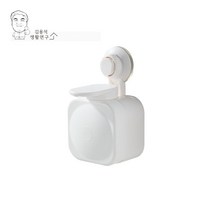 비누 샴푸 액체세제 보관통 디스펜서 원푸쉬 간편사용 김용석생활연구소, 화이트, 1개