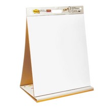포스트잇 이젤패드 563 테이블 탑 2 in 1 (50.8 x 61cm) 흰색 20장 (화이트보드 포함), 1개