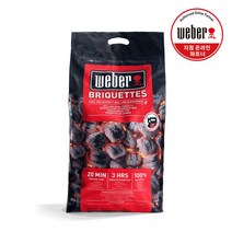 웨버 바베큐그릴용 폴란드 브리켓 숯, 8kg, 1개
