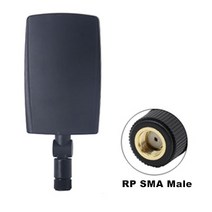 2.4G 12dbi 지향성 평면 패널 와이파이 안테나 원격 제어 무선 라우터 방수 신호 2400-2500MHz, 02 Type A RP SMA