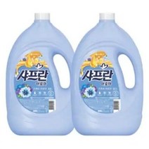 샤프란 시어버터 섬유유연제 프레쉬아일랜드 본품, 3.1L, 2개