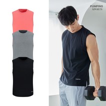 펌핑 남성 나시 머슬핏 헬스 운동복 국내생산