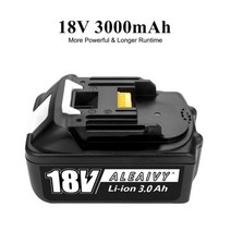 마키다 충전식배터리100 bl1860 18v 18000mah makita 18v bl1840 bl1850 bl1860b lxt400 충전기 37, 협력사, 3.0아