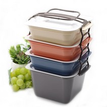 미니 피크닉 찬합세트 도시락 전자렌지데우기 직장인, 02- 4단세트, 1개