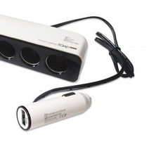 1+1 자동차 시거잭 USB 충전기 멀티 소켓 탭 플러그 3구 시가잭 시가짹 차량용3구, 상세페이지 참조
