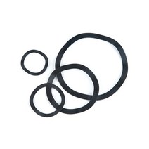 고무오링 패킹 실리콘 오링 고무링 웨이브/웨이브/크링클 와셔 스프링 50/20/10 개 곡선 방진 M6 M8 M10, 05 M6x12x0.3--50pcs