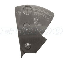 게이지용접 게이지 용접 검사 게이지 용접 솔기 비드/필렛/ 테스트 Ulnar Ruler Degree 각도 측정 도구 HI-, 11 Fan Shape