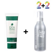폼 클렌징 클렌져 살리실산 얼굴 바하 진정 병풀잎수 개기름 세안제 쌀겨 약산성 시카, 쿠팡1 시카프라임폼 2개_아하바하토너 2개, 쿠팡1 본상품선택