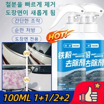 1+1 자동차 철분제거제 도장면 차량용철분제거제 중성철분녹제거제 자동차 철분제거제 대용량, 100ml*15
