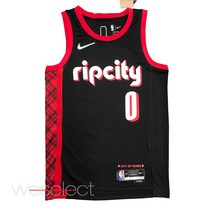 NBA 75주년 기념 다이아몬드 포틀랜드 트레일블레이저스 시티 에디션 데미안 릴라드 스윙맨 져지 유니폼