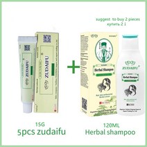 5pcs Zudaifu 피부 건선 습진 연고 & 1Pc ZUDAIFU 샴푸, 협력사, 1pc 샴푸