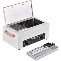nail sterilizer nv-210 dry heat sterilization 고온 소독 상자 for 매니큐어 살롱 장비 nail metal too, 하얀