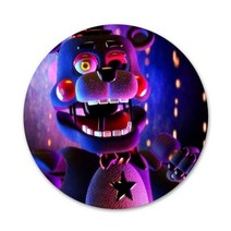 재미있는 Sfm Fnaf 애니메트로닉스 아이콘 핀 배지 장식 브로치 배낭 장식용 금속 58mm, images 1