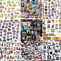 고품질 프리미엄 캐리어 노트북 방수 데코스티커 모음, MLB 야구 팀로고 30종