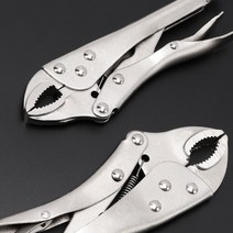 비케이웰텍 일반 바이스 그립 플라이어 공구 클램프 벌크 4인치, 1개