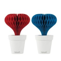 아트박스/나눔 러브팟 하트 자연가습기, 레드