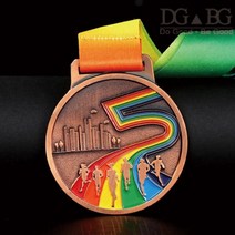 러닝 러너 골드 메달 트로피 상 목 리본 익스프레스 다양한 기념품 학교 스포츠 제작, customized content, Bronze medal C