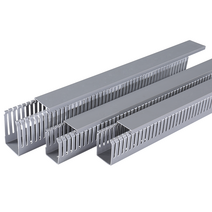 케이블 트레이 장착형 U자형 개방 배선 PVC 원판 전선, 1m 높이 25 x 폭 25