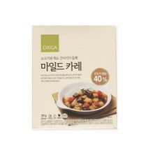 ORGA 가정식 마일드카레 300g (150gx2봉) 별식 술안주 간편식 캠핑 혼밥 자취 튀김, 26개