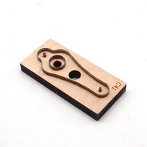 목형 철형 가죽공예 세트 만들기 DIY 안경스트랩, 단일사이즈, 나이프 몰드